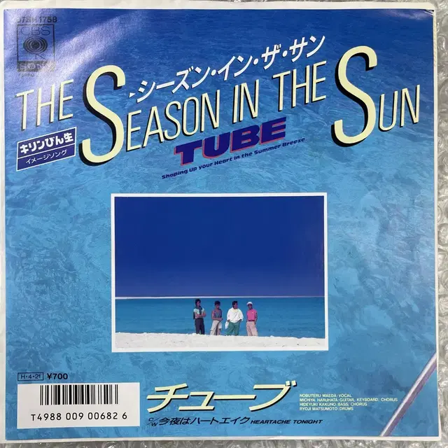 Tube / The Season In the Sun 7인치 싱글