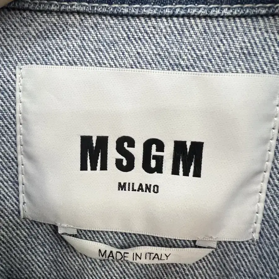 MSGM 여자 데님 청자켓