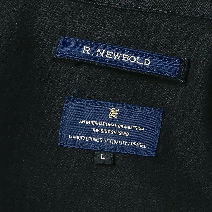 알 뉴볼드 [R. Newbold] 블랙 코튼 클래식 필드 자켓, 야상