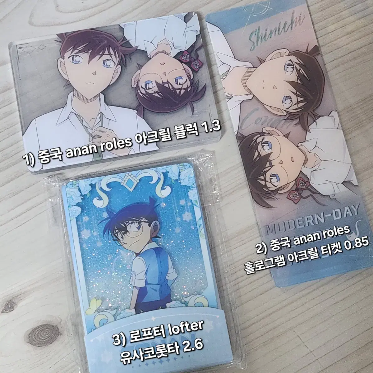 detective conan shinichi china anan ang roles lofters acrylic corotta