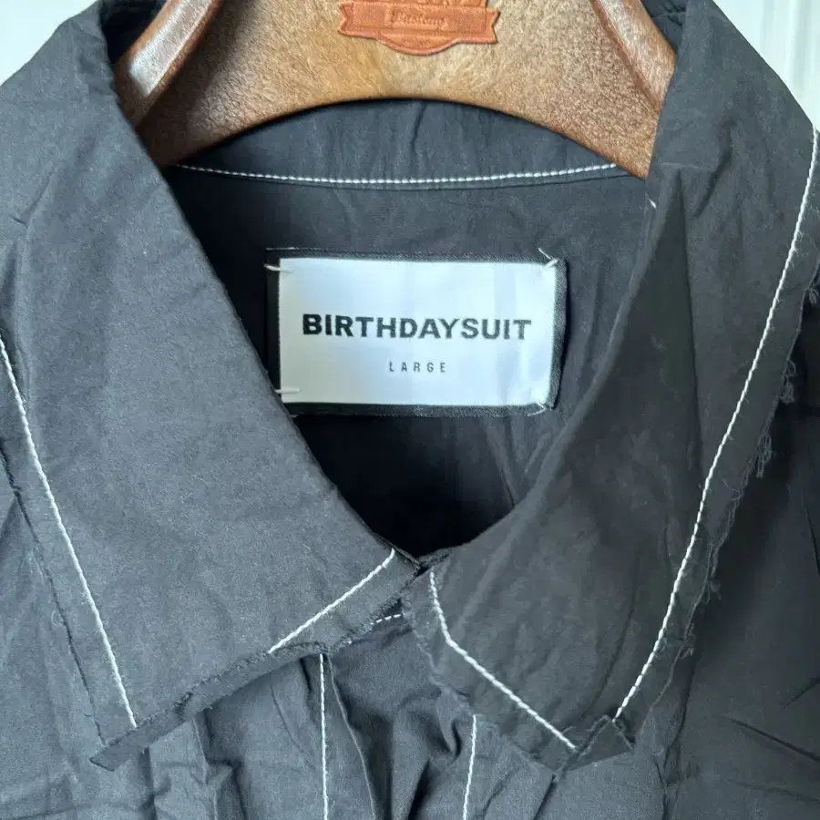 birthday suit 벌스데이수트 블랙셔트 size L