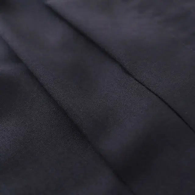 [PIEMUU] Wide two tuck slacks_dark navy