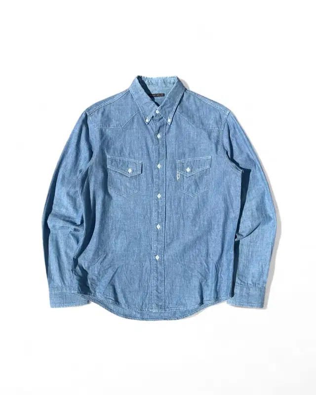 Blue Blue Button Down Western Shirts