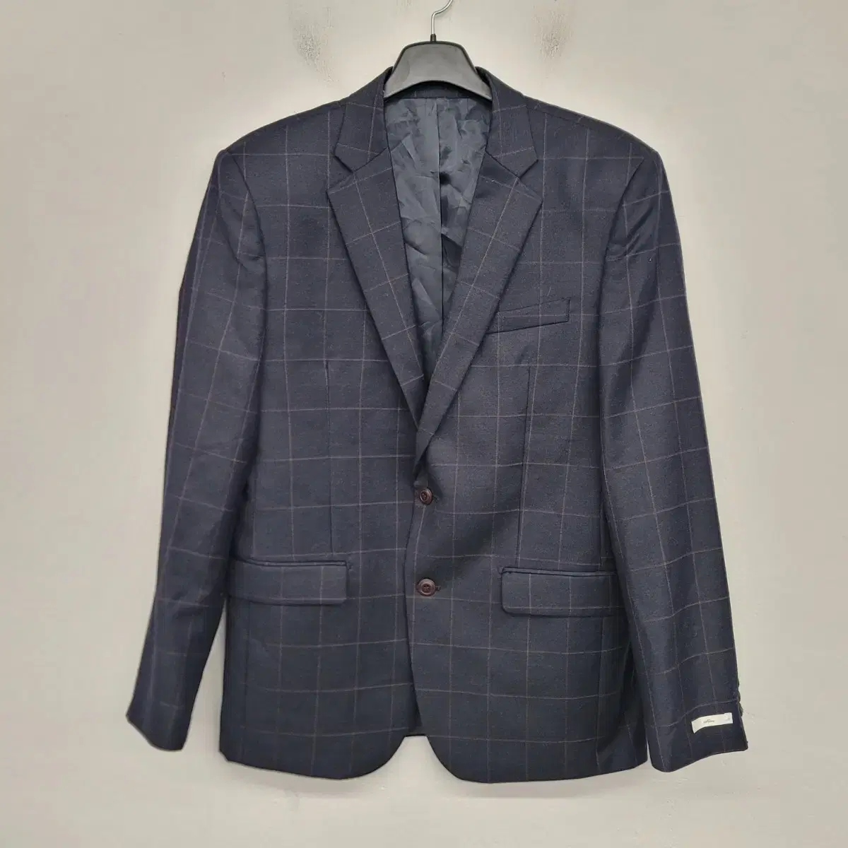 [100/L] Giorgio Gia wool-blend checked combi jacket-blazer