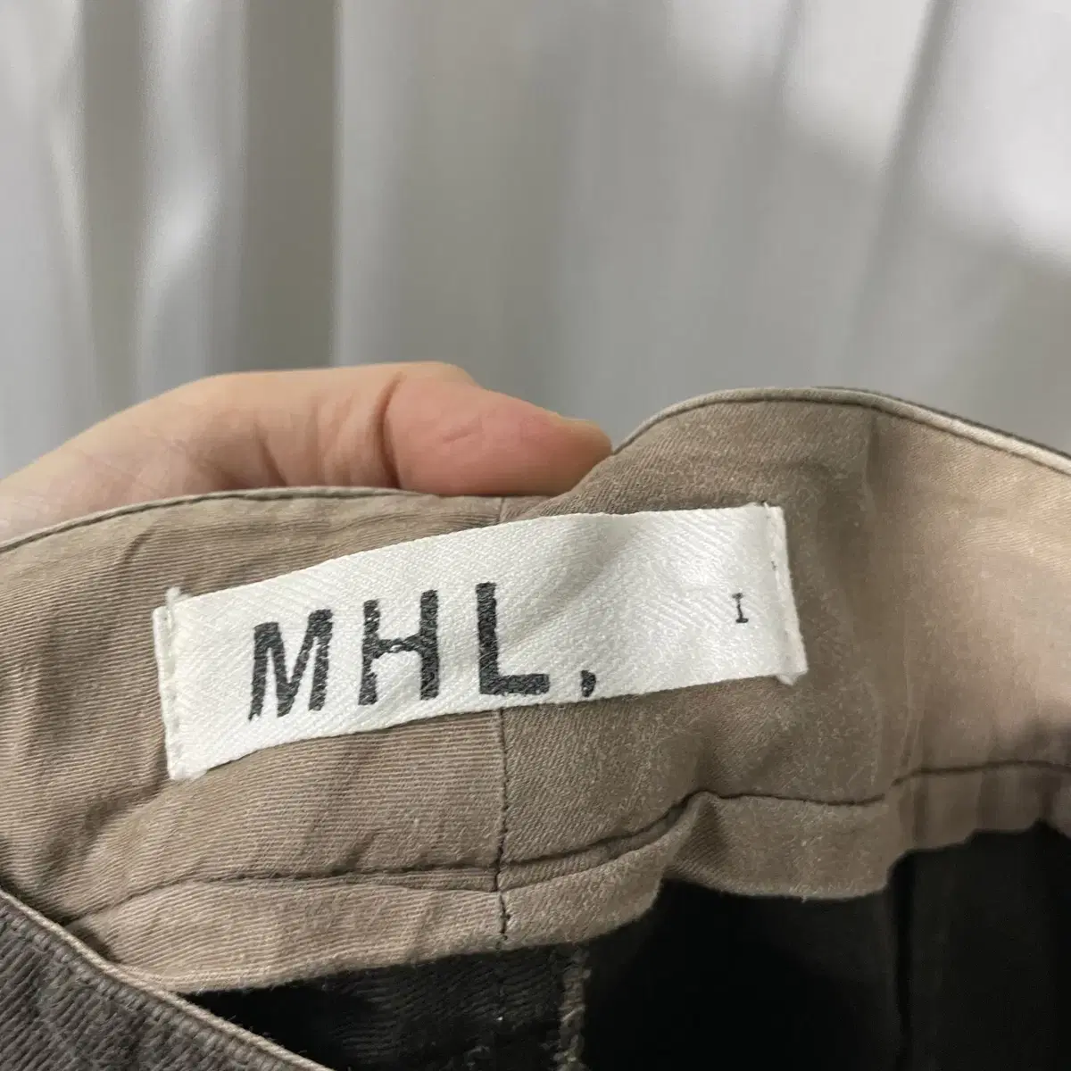 MHL 마가렛호웰 와이드 팬츠