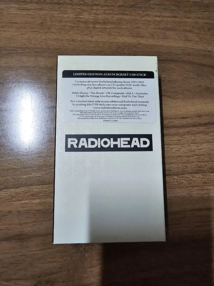 라디오헤드 radiohead 1집~6집 USB 스틱