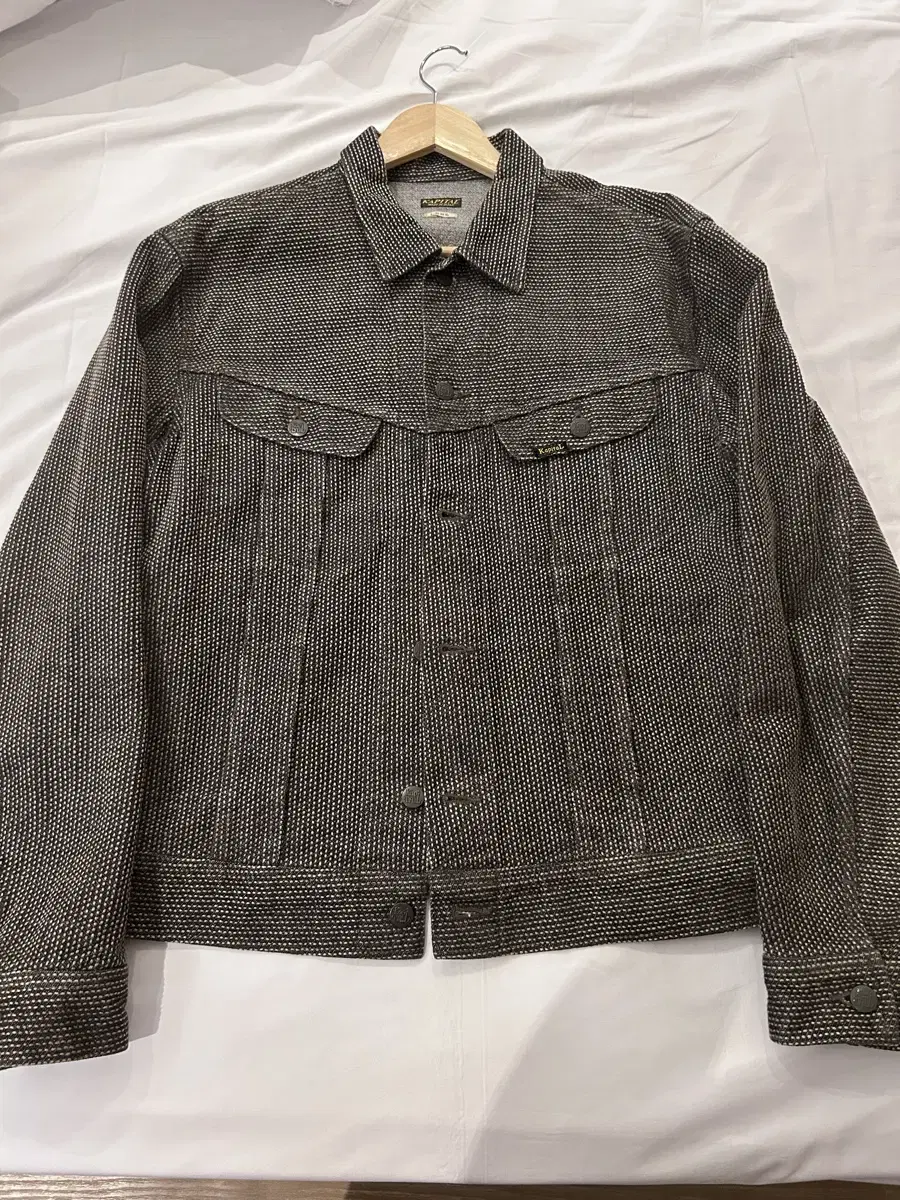 Capital Century Denim NO.9 Muddy Dying Denim Jacket 48