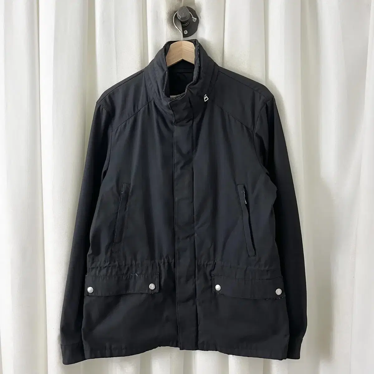 Prada Black half-neck safari jacket