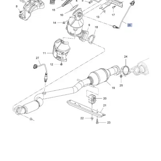 크루즈1,4터보  산소센서