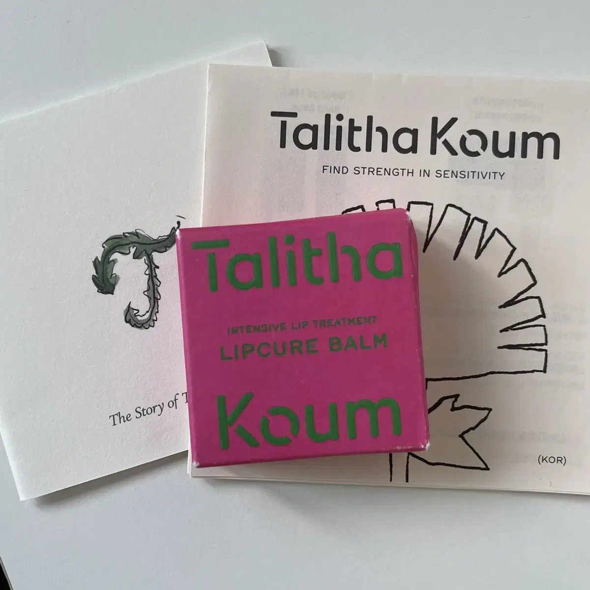 Talitha Koum 립큐어 밤 새상품