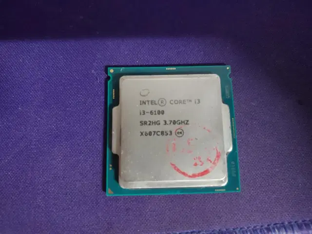 cpu i3.6100..팜 cpu i3.2100 노트북램ddr4 4g팜.