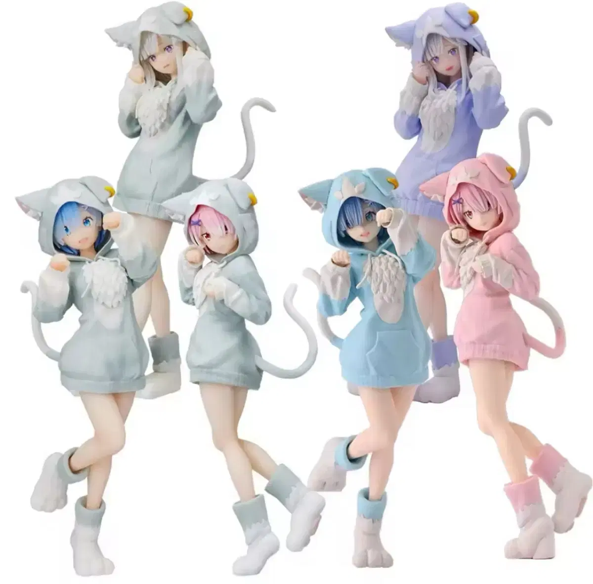 Lizero Rem Ramneko Figures