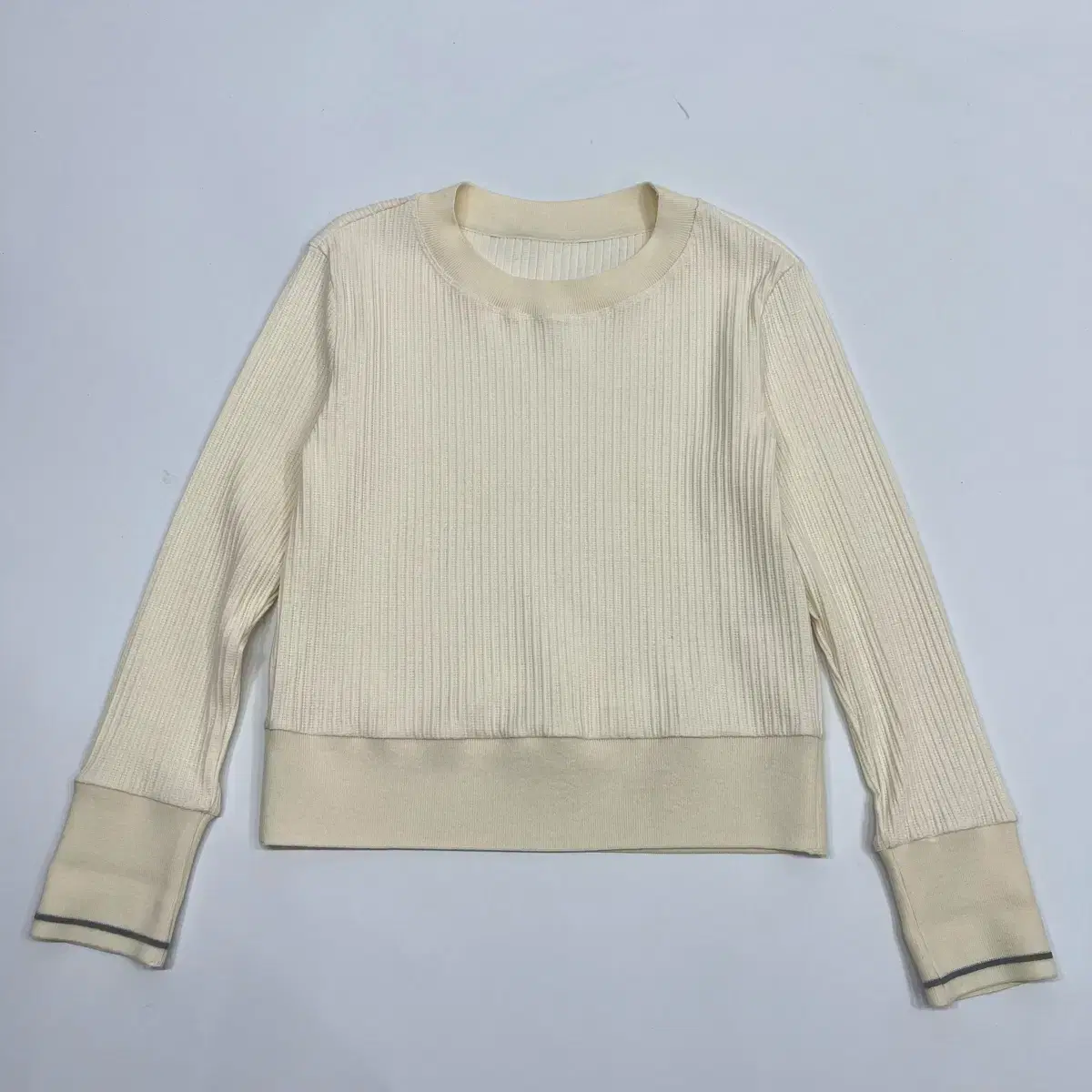 SJSJ Wool knit cropped long sleeve 85