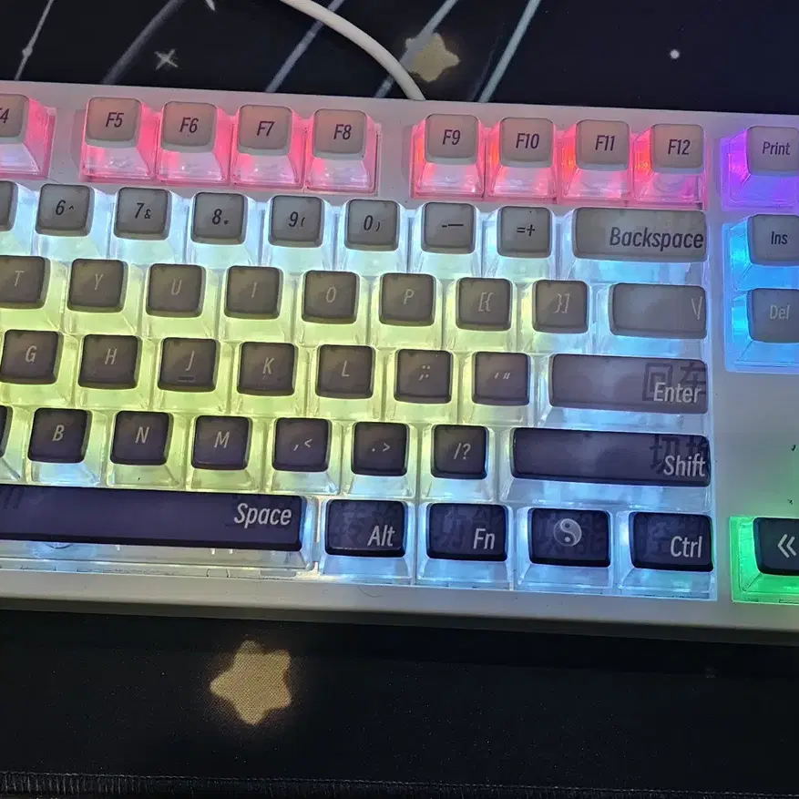 COX 엠프리스 RGB PBT 완전방수 무접점 화이트 (50g) 신품급