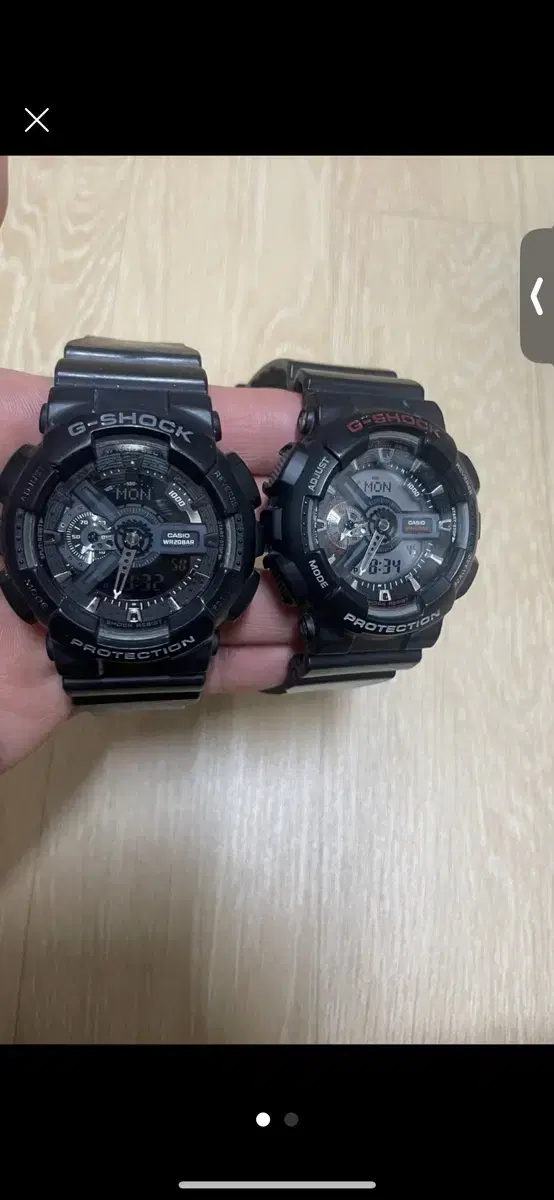 G-shock 빅페이스 프로텍션 상태 좋아요. 각각 8만원입니다.