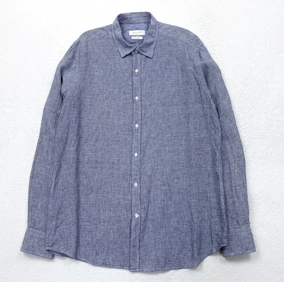 [105] Massimo Dutti Boccasi Patterned Linen Shirt