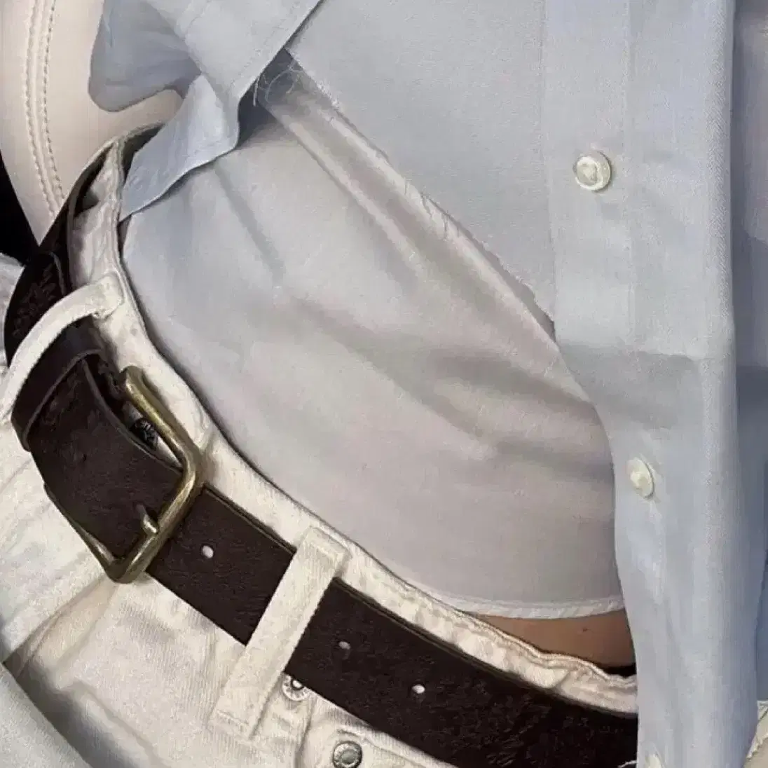 Goohaeyo) 글로니 wildflower belt 브라운 색상