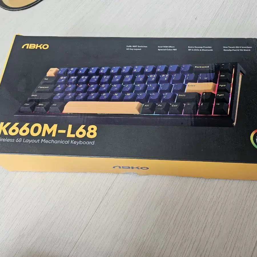 앱코 무선키보드 K660M-L68