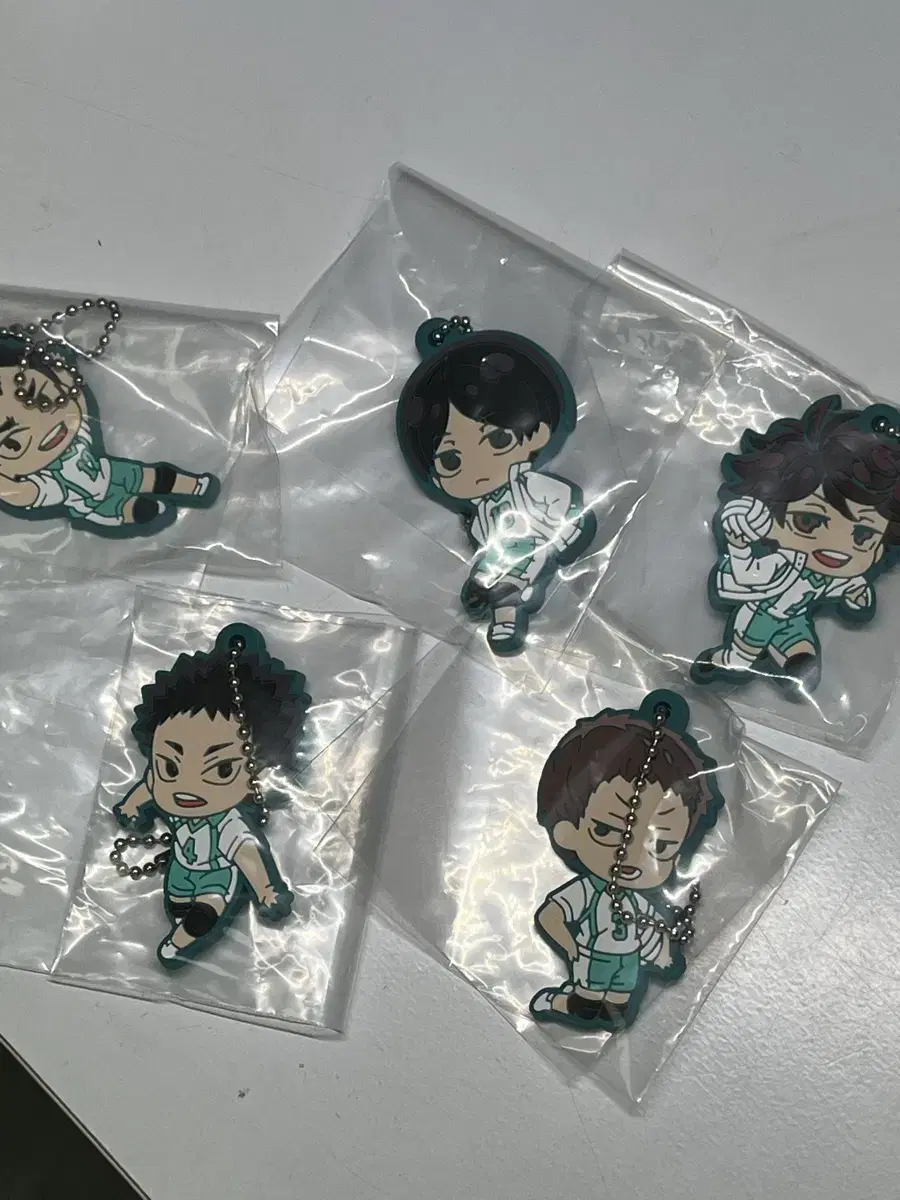 Haikyuu (unsealed) Seijo Aobajosai Oikawa Kindaichi Iwaizumi keyring Bulk