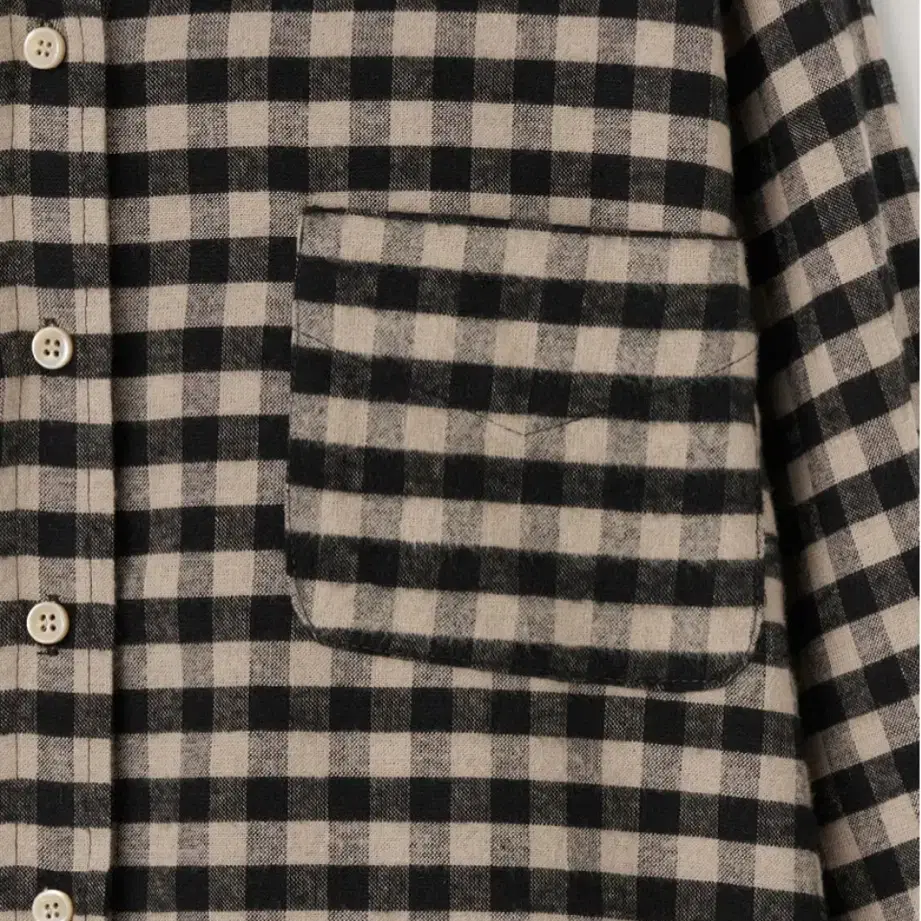 새상품)시엔느 베이커 체크셔츠 베이지(Baker check shirt