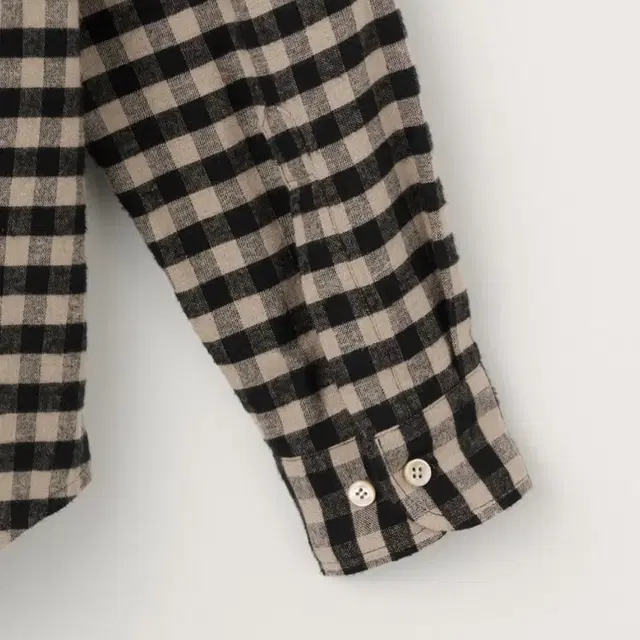 새상품)시엔느 베이커 체크셔츠 베이지(Baker check shirt