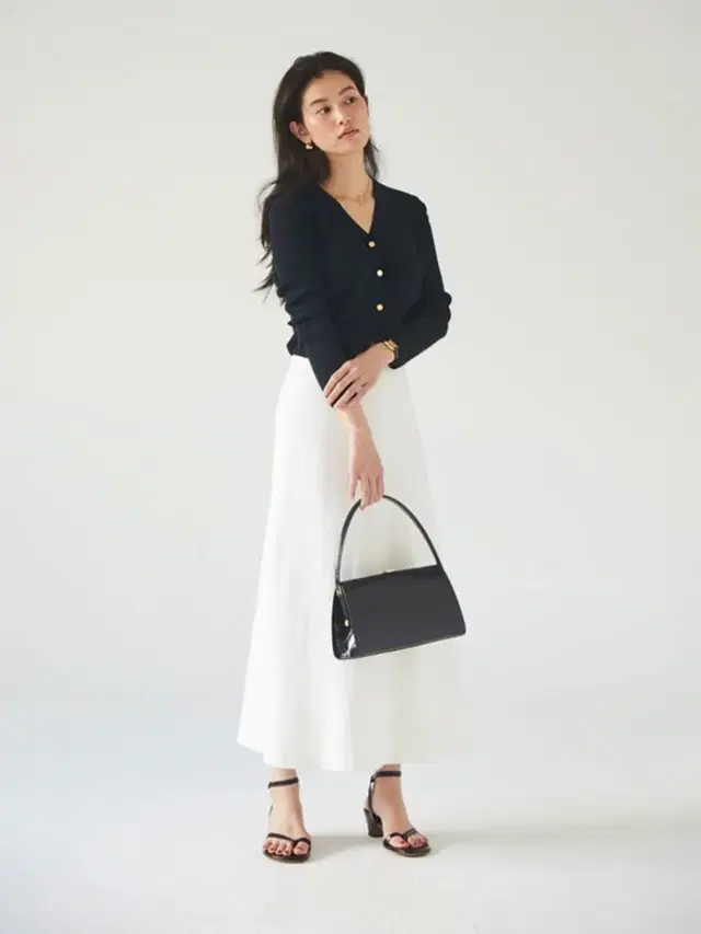 Urbanic30 Cine Linen Skirt 얼바닉30 화이트스커트