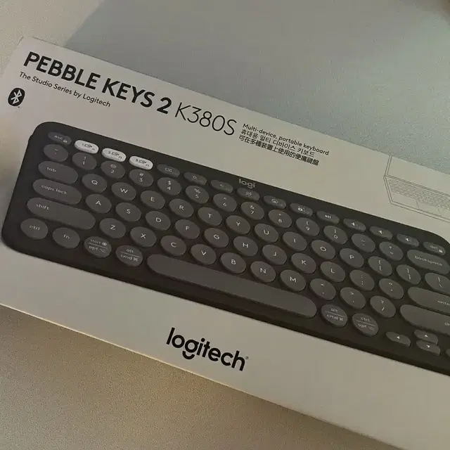 로지텍 PEBBLE Keys 2 K380s 블루투스 무선 키보드