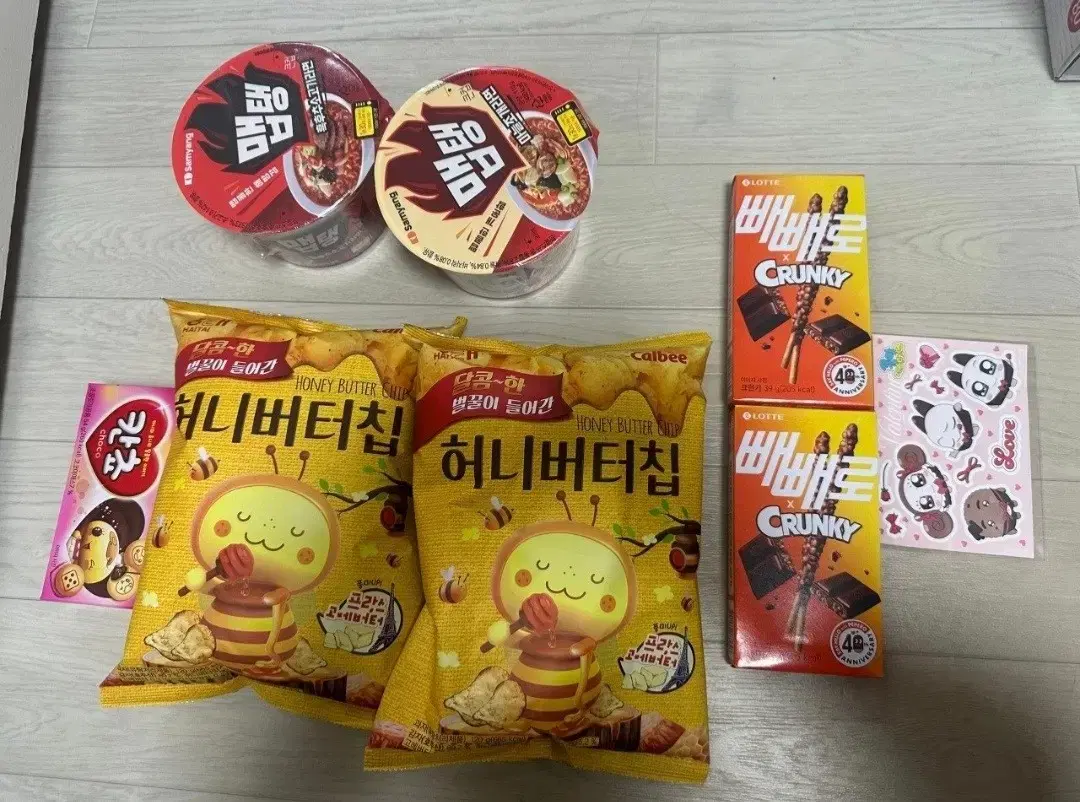 (당일발송) 허니버터칩 120g 2개+칸쵸+맵탱 2개+서비스 10900>