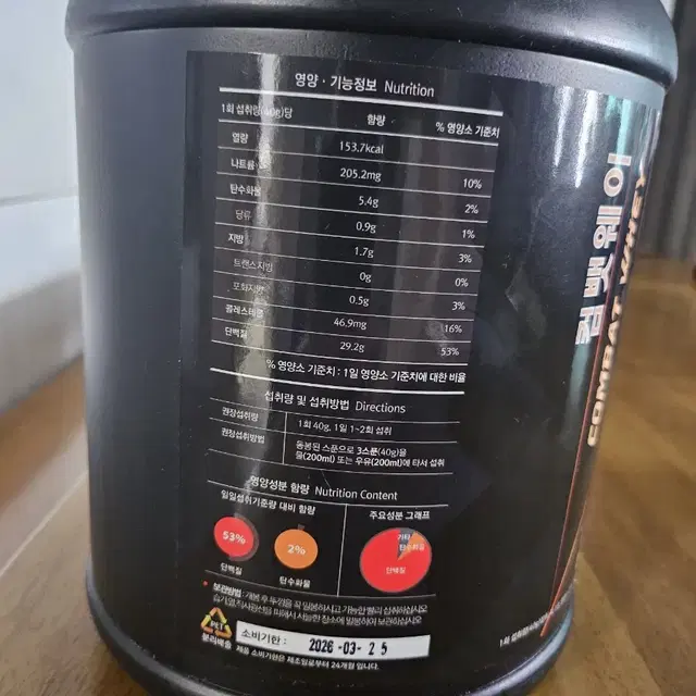 컴뱃웨이 프로틴 단백질파우더  새거 2.3kg