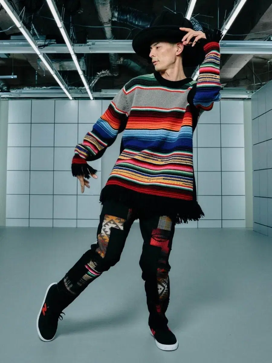 Jun Yawatanabe by Comme des Garçons Song Jamiroquai Multi-Knit for FW22