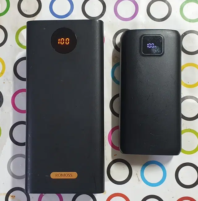 로모스 60000mAh+40000mAh합100000mAh 2개 보조배터리