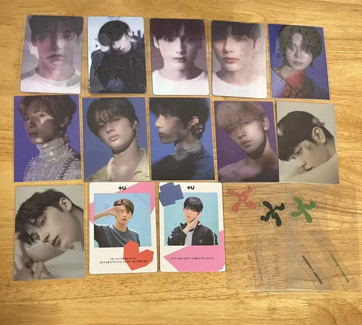 Bulk)) txt txt lenticular minipokka yeonjun soobin beomgyu taehyun hueningkai