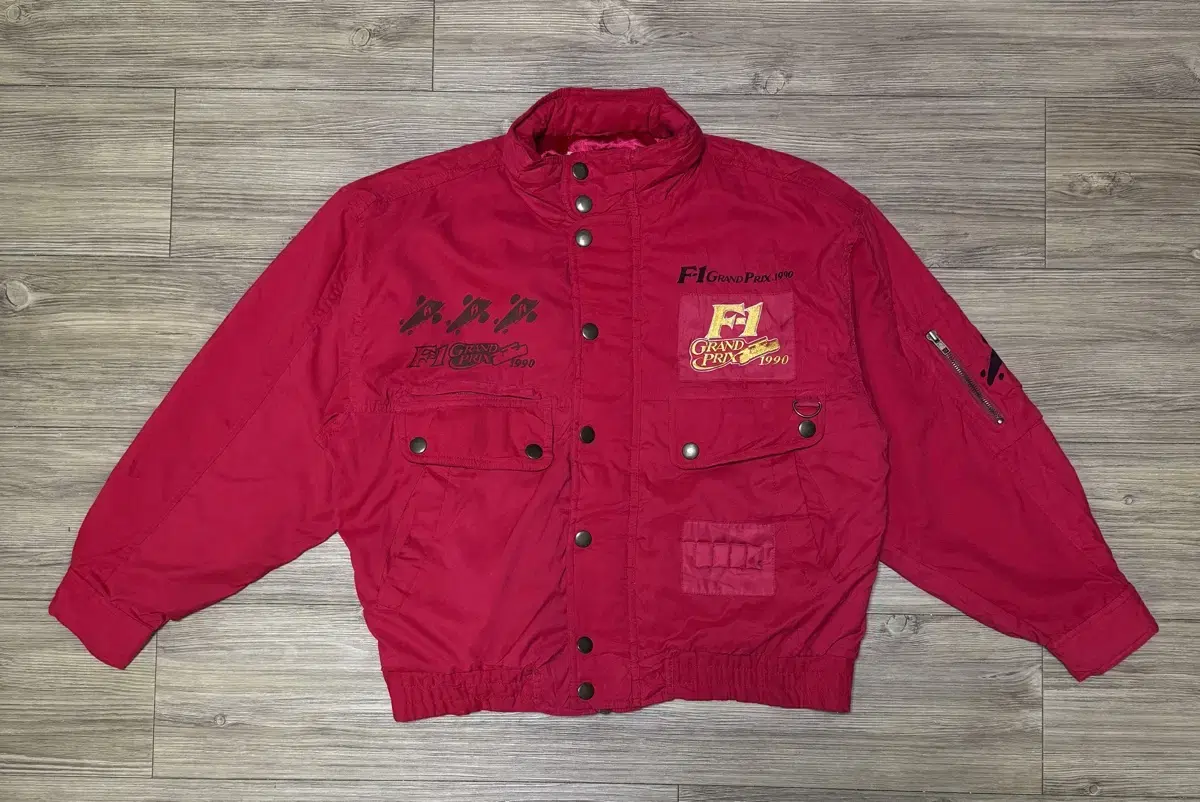 90s Cadoya F1 Grand Prix Racing Bomber Jacket