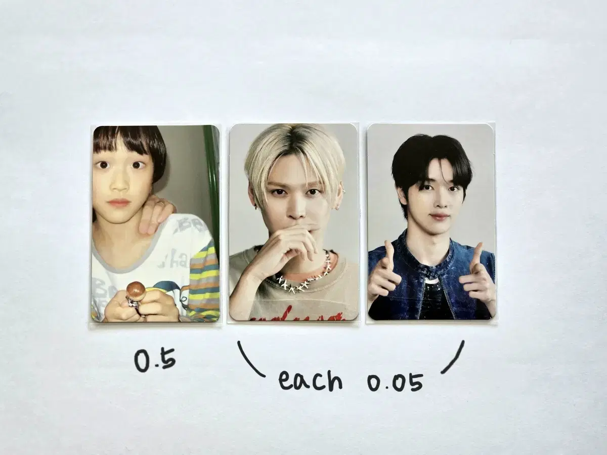 Rize tc Baby version wts (wonbin, eunseok, sungchan)