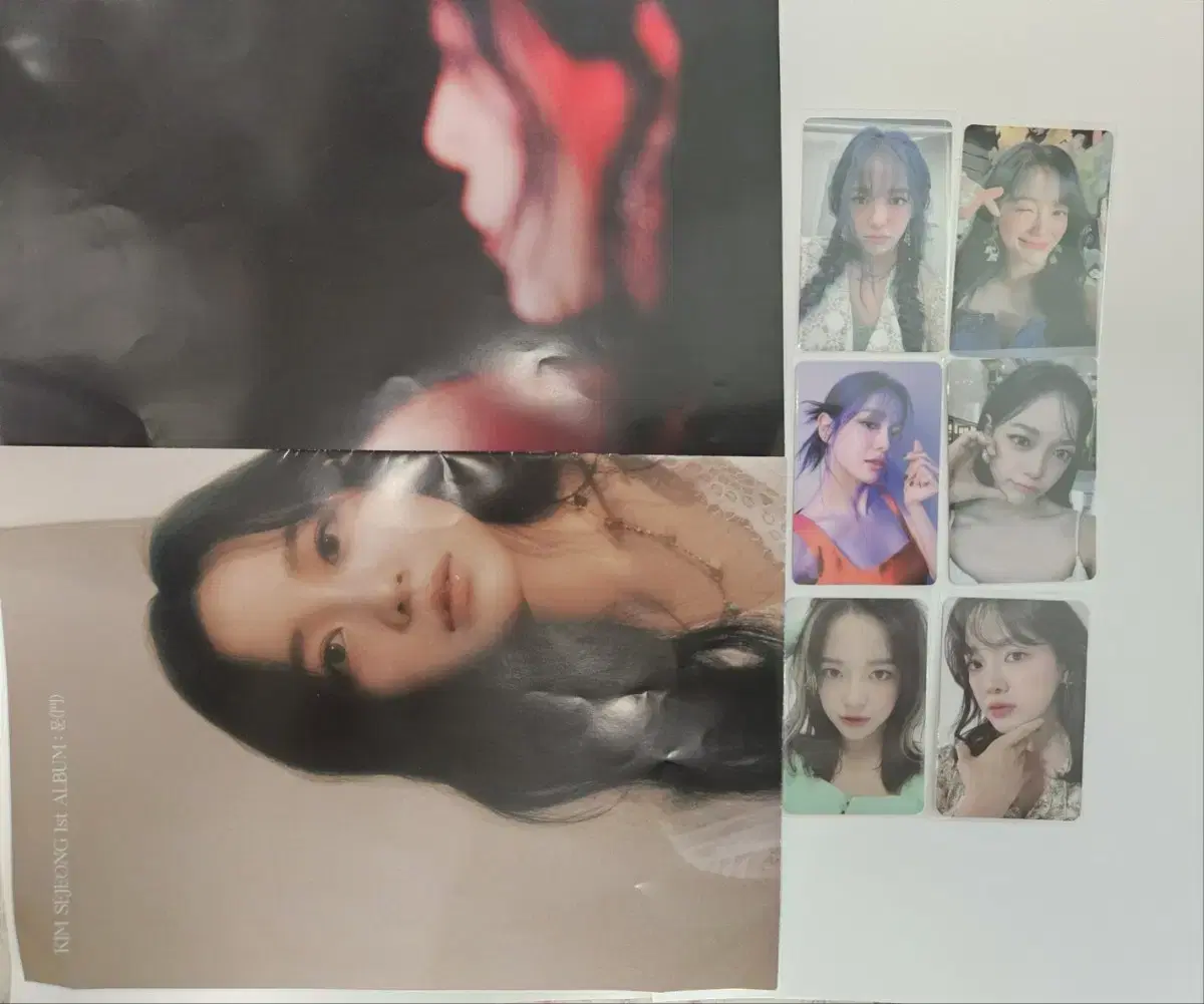 Kim Sejeong Kim 6 photo cards + 2 posters bulk sells