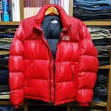 thenorthface 노스페이스 700 눕시 레드 올빨 유광 100