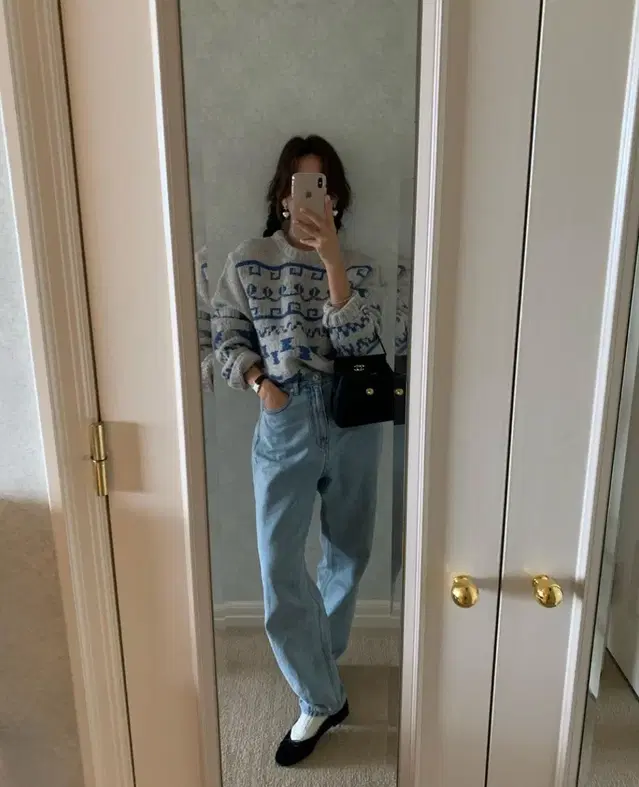 (피버착용) STU  Women Denim Pants Light Blue