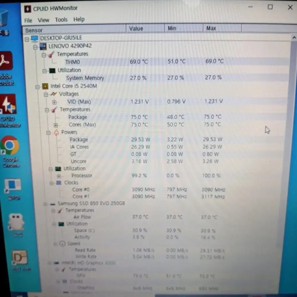 레노버 씽크패드 X220