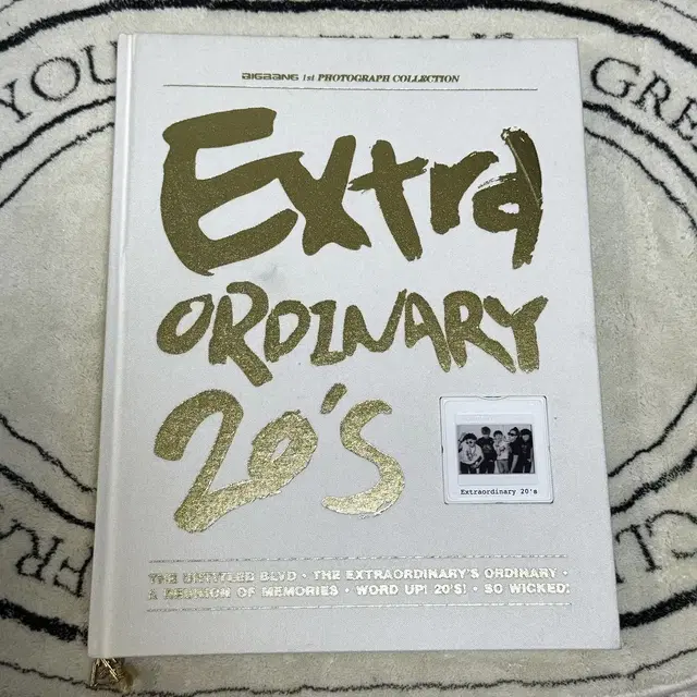 Extra ordinary 20's 빅뱅 화보집 포토북 공식 굿즈