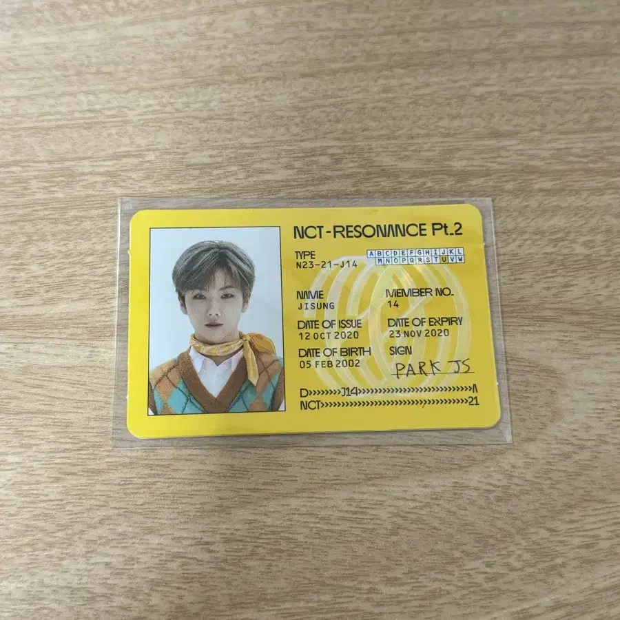 NCT 지성 포카