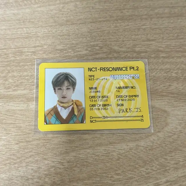 NCT 지성 포카