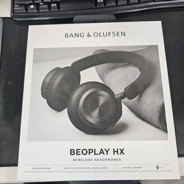 [미사용]뱅앤올룹슨 Beoplay HX 노이즈 캔슬링 무선 헤드폰 블랙