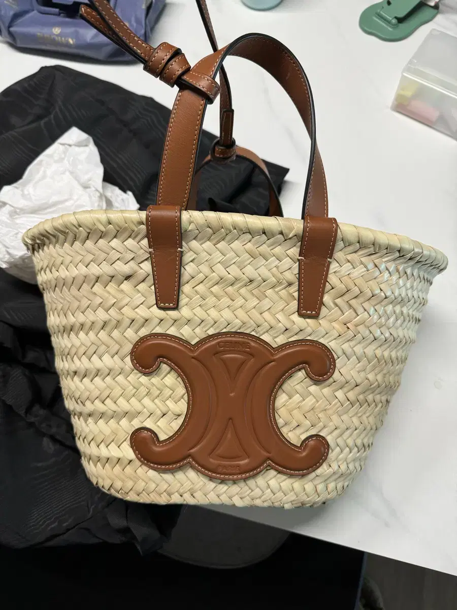 Seline Rattan Bag Medium