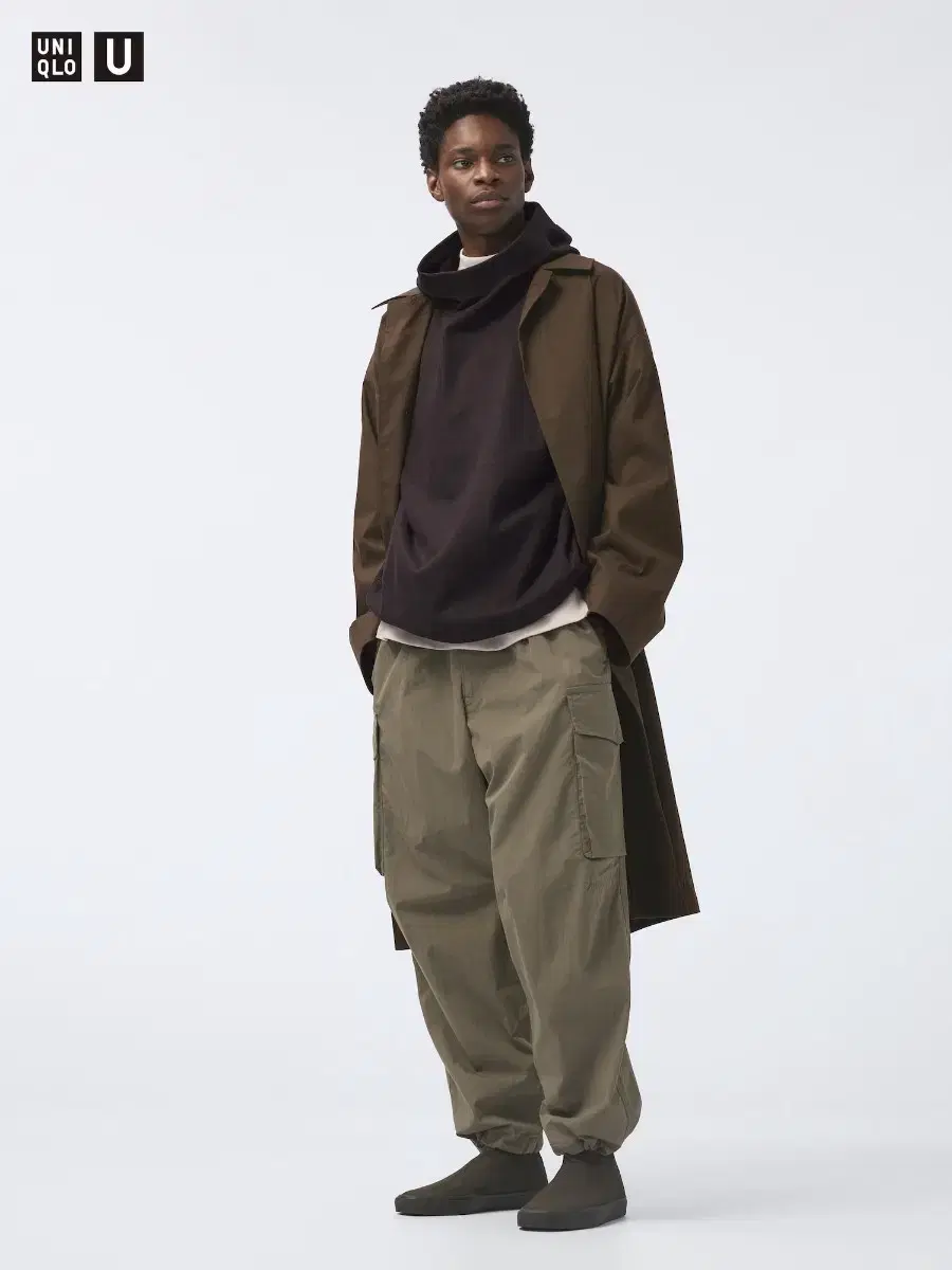 Uniqlo U Parachute Cargo Pants Olive(Khaki) XS