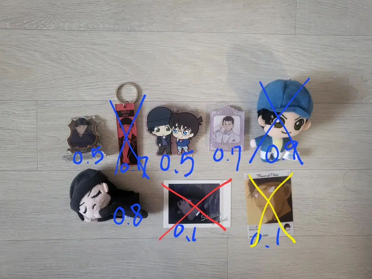 Sudden price drop) Detective Conan Akai Shuichi Sangyoon Goods Nui Pasha