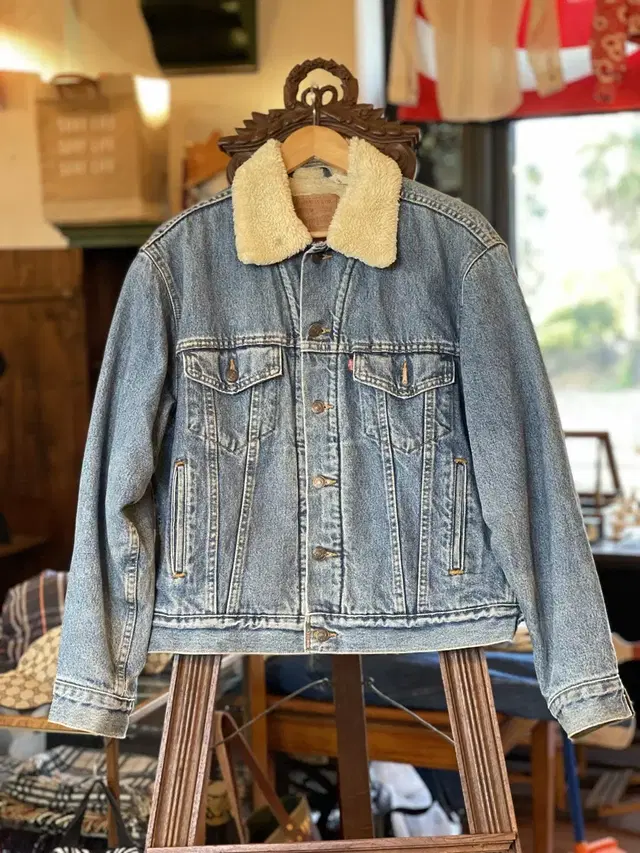 Levis 리바이스 쉐르파 데님 자켓 made in Mexico