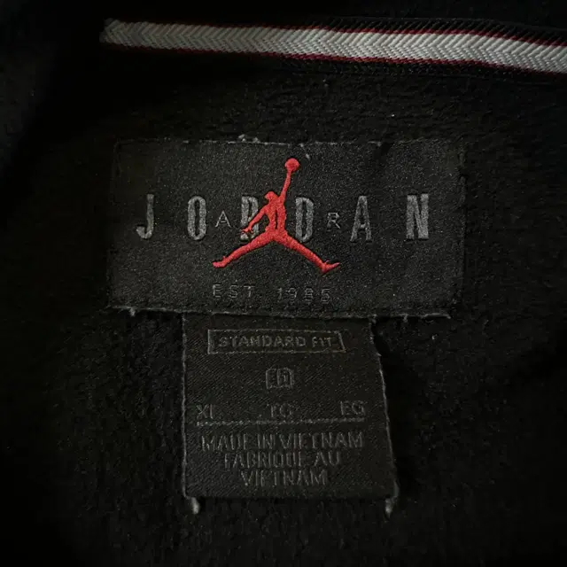 [XL] 나이키 조던 AIR JORDAN 센터로고 기능성 후드티 블랙