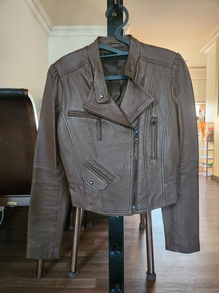 Olive de Olive Leather Jacket