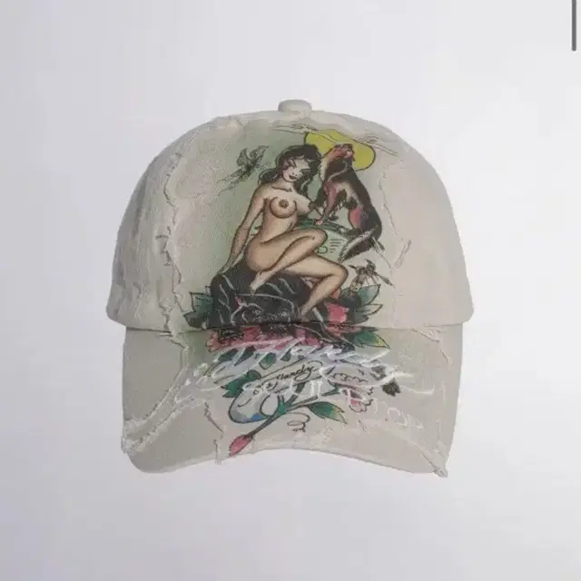 스컬프터 에드하디 볼캡 Distressed Cap