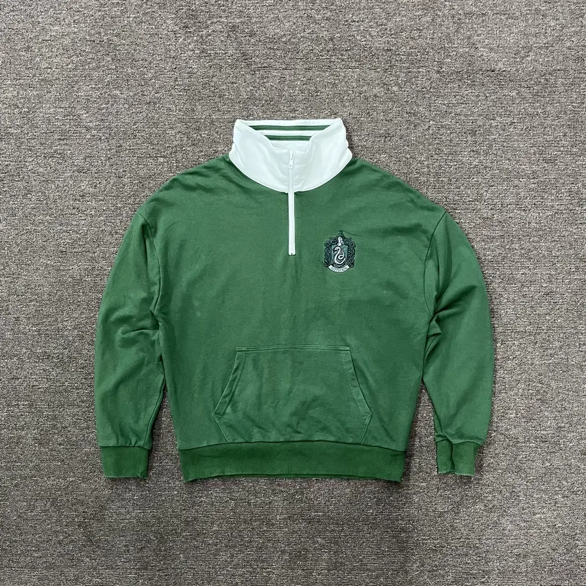 (M) Harry Potter Slytherin vahn zip-up man to man (21)